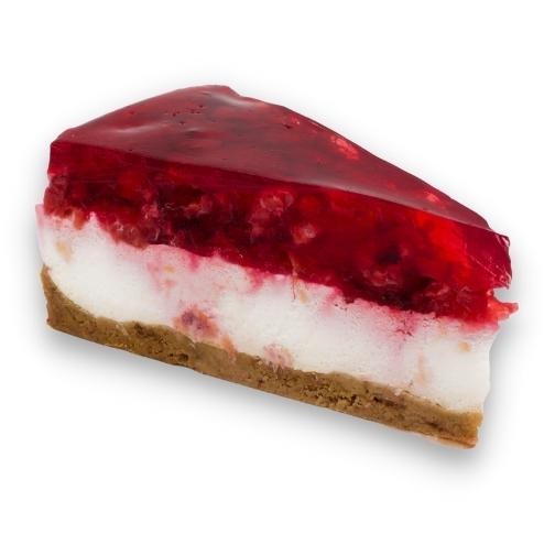 Malinový cheesecake s pořádnou porcí malin | Cukrárna Máslové Trubičky